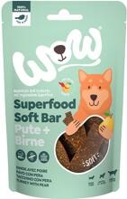 WOW Superfood Soft Bar | mit Pute & Birne | 150g Hundesnacks