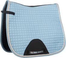 Cuscinetto da sella HKM Essentials, azzurro, dressage