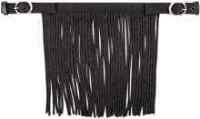 Waldhausen fly fringes with buckle, black, WB
