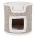 Cat Tower Ria | lichtgrau-natur