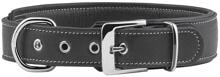 Knuffelwuff Glendale Hundehalsband, 43–50cm, 4cm, schwarz