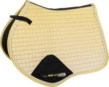 Cuscinetto da sella HKM Essentials Ombre, giallo chiaro/giallo, dressage