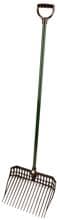 Forca per letame KERBL EcoFork con manico, nero