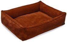 Designed By Lotte Ribbed lounger bed, terra, 95x80x23cm