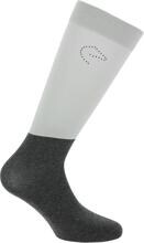 EQUITHÈME Compet Je t"aime Socken, grau, 31-35, 2 Stück