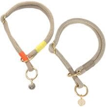 PALOPA Mila Slim Leinen Hundehalsband