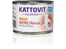 Kattovit Diet Rene/Renale cibo umido con pollo, 12x185g