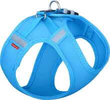 Pettorina per cani Red Dingo Mesh, turchese, L, 43-49 cm