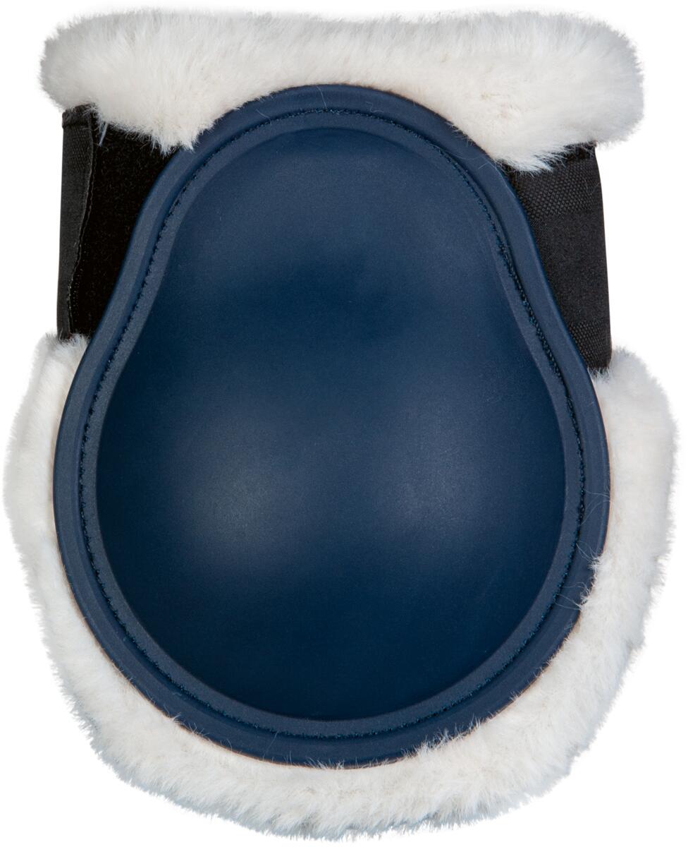 HKM Basic Streichkappen, Teddyfell, dunkelblau, Vollblut