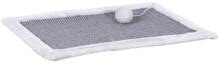 Tappeto tiragraffi Trixie, tappeto in sisal/plush, grigio, 55x35cm