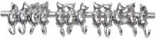 Appendiabiti per gatti Happy House, alluminio, 12 ganci, 74 cm