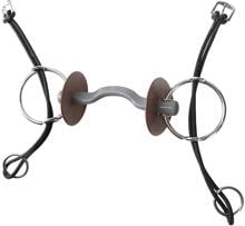 beris Konnex snaffle bit with tongue bow