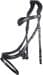 Snaffle anatomico HKM, nero