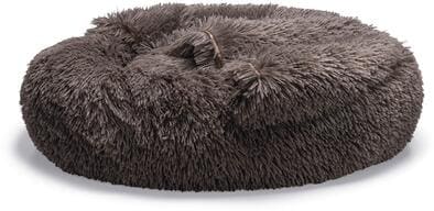 beeztees Yala Hundebett, Plüsch, braun, 60cm