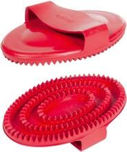HKM rubber harrow, red, 14.5x9.5cm