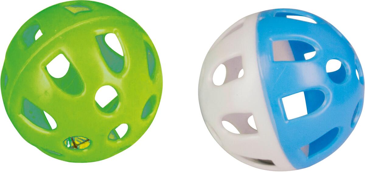 KERBL Pet Kunststoffball, Ø5cm, 2 Stück