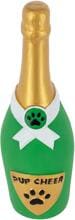 Giocattolo per cani in lattice KERBL Pet Sekt, verde/oro, 16x5,5 cm