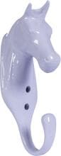 Supporto per testa di cavallo HKM, alluminio, lilla