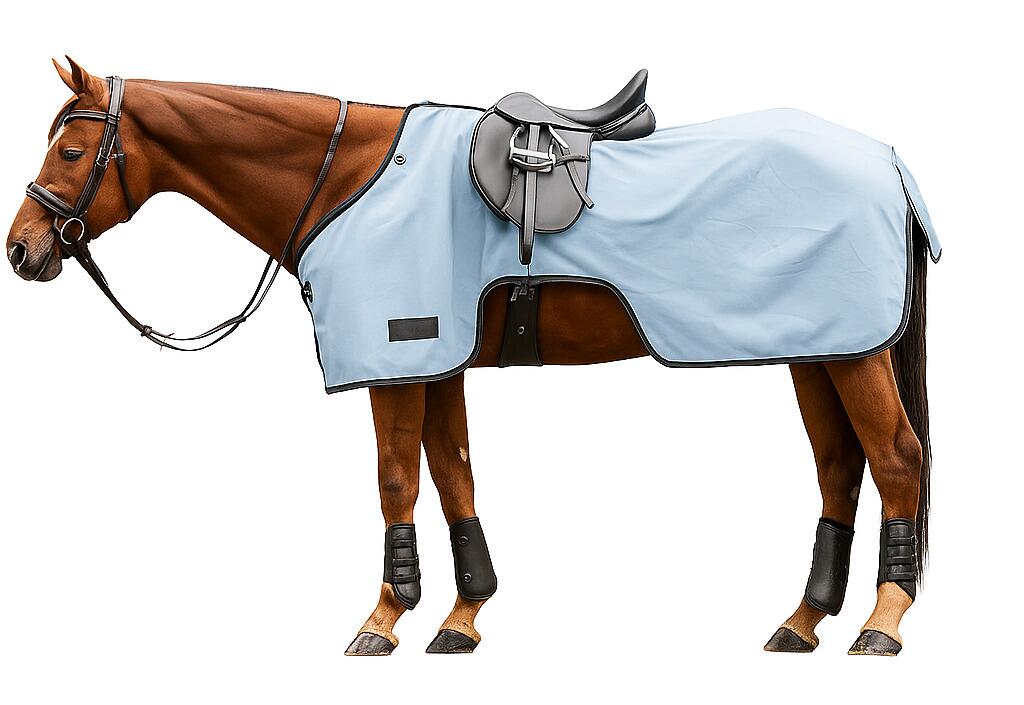 Waldhausen Protect Fliegen-Ausreitdecke, hellblau, 115cm