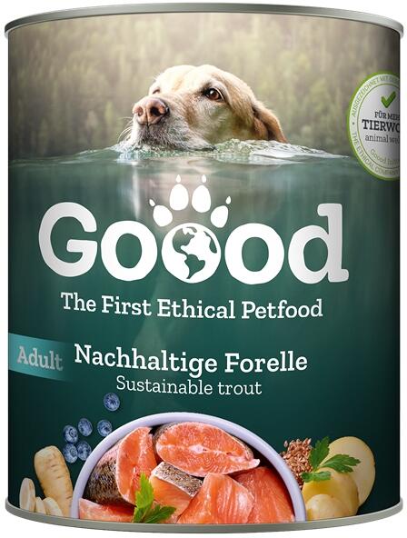 Goood Adult Nassfutter mit Forelle, 6x800g