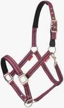 LeMieux Neoprene Horse Halter, burgundy, Cob
