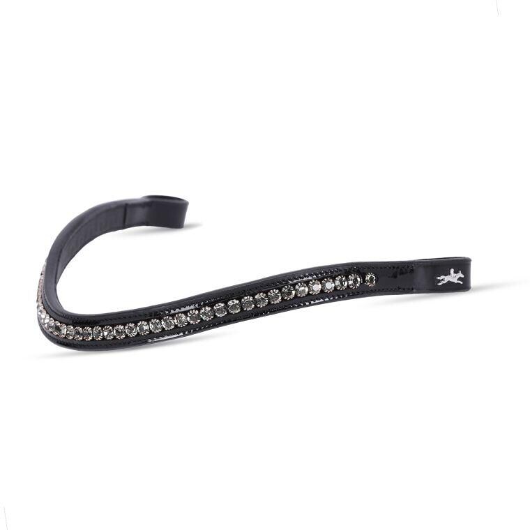 Schockemöhle SP Glam Stirnband, black/patent/black dia/silver, VB