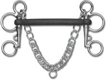 Waldhausen rubber Pelham bit, rigid