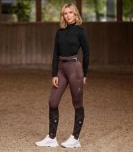 ELT Ella Kinder Reitleggings, mahagoni, 176