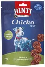 Rinti Chicko Plus Gemüsetaler | mit Ente | 80g Hundesnack