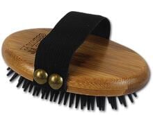 Bamboo Groom Striegel mit Gummiborsten