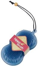 LeMieux Hippo 2-in-1 Pferdebürste, blau