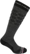EQUITHÈME Snow Socken, schwarz/rosa, 35-38