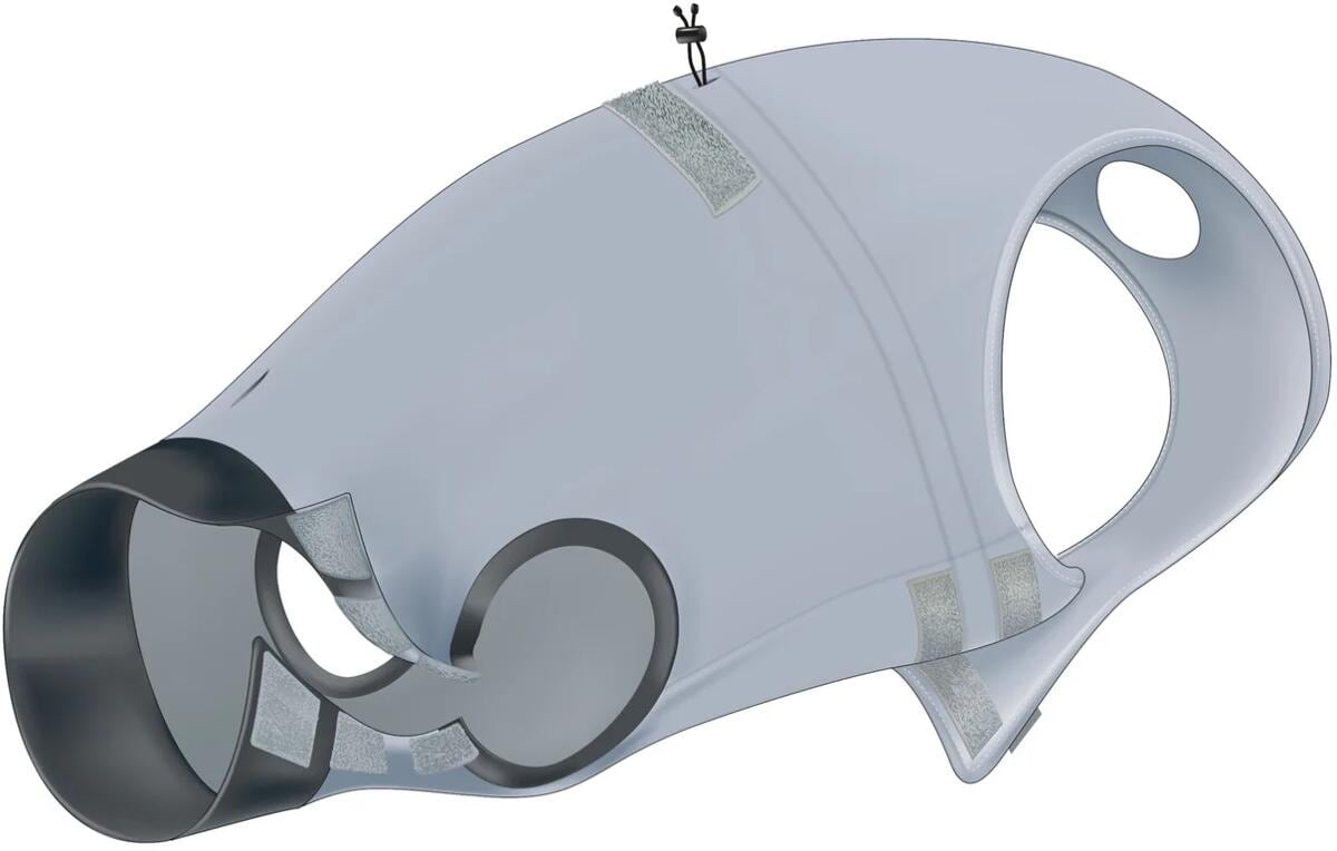 Trixie OP-Body für Hunde, grau, M