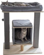 KERBL Pet Noah III Kratzbaum, grau, 75x50x92cm