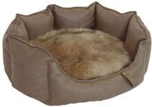 Happy House VIP basket, round, M, taupe