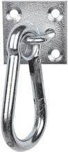 Waldhausen snap hook on plate for wall mounting