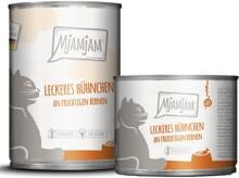 Mjamjam Katzenfutter mit Huhn & Birne