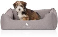 Knuffelwuff Leano orthopädisches Hundebett, 85x63cm, grau