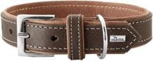 Collare HUNTER Porto, marrone scuro/cognac, taglia M, 55 cm