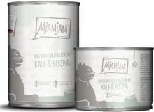 Cibo per gatti Mjamjam DUO con vitello e aringhe