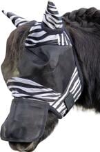 Maschera antimosche HKM Zebra
