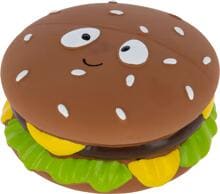 Giocattolo per cani in lattice KERBL a forma di hamburger, marrone, 10x5 cm