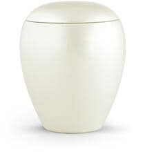 Urna per animali in ceramica Völsing, color champagne madreperla, 2,8 L