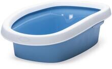 Stefanplast Sprint 20 Katzentoilette, weiß/blau, 39x58x17cm