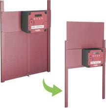 KERBL Hobbyfarming Easy Protect Hühnertür Komplettset, 32,5x58cm, rosé