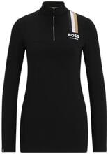 Camicia da allenamento BOSS Equestrian Lia Signature, nera