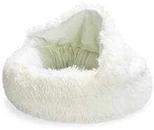 beeztees Kiki Puppy Hundebett, creme, 50x50x15cm