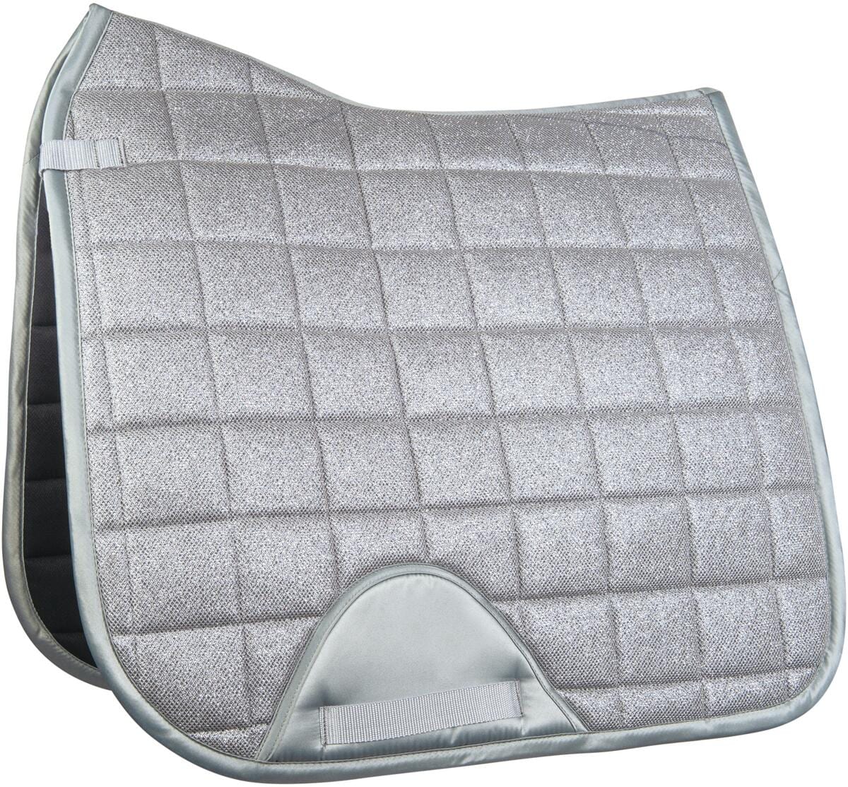HKM Glitter Mesh Style Schabracke, hellgrau, Dressur