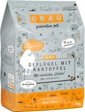 grau | Geflügel mit Kartoffel | 2 kg getreidefreies Katzenfutter