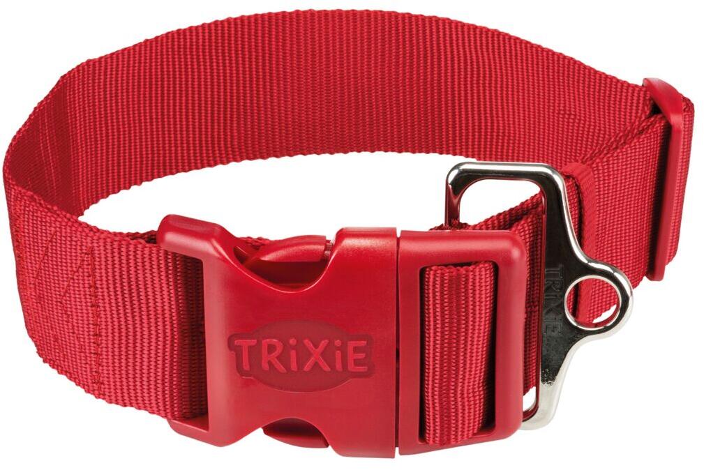 Trixie Premium Halsband, rot, M-L, 40-60cm/50mm